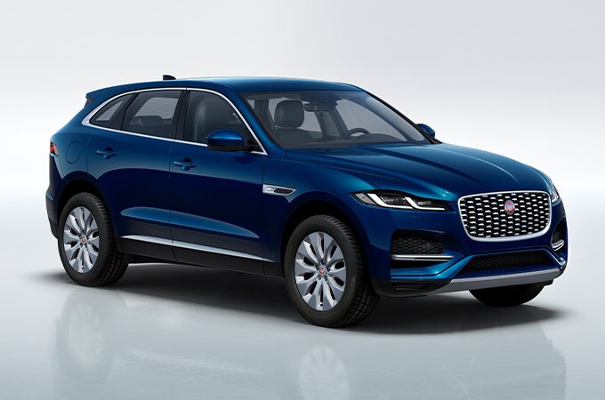 Jaguar F-PACE en Bluefire Blue